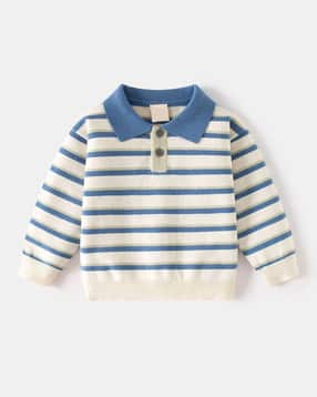 hopscotch Boys Striped Knitted Sweater-picture-30