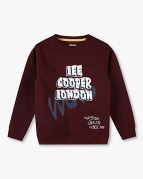 lee cooper Boys Brand Print Regular Fit Sweatshirt-picture-50