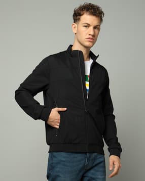 u.s. polo assn. Men Regular Fit Bomber Jacket with Logo Embroidery-picture-39