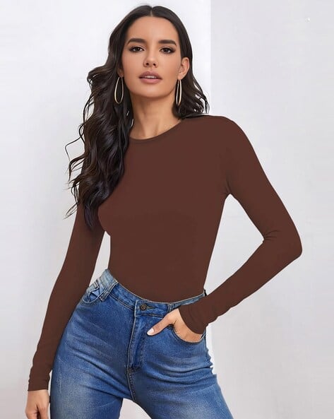 DREAM BEAUTY FASHION Women Round Neck Regular Top