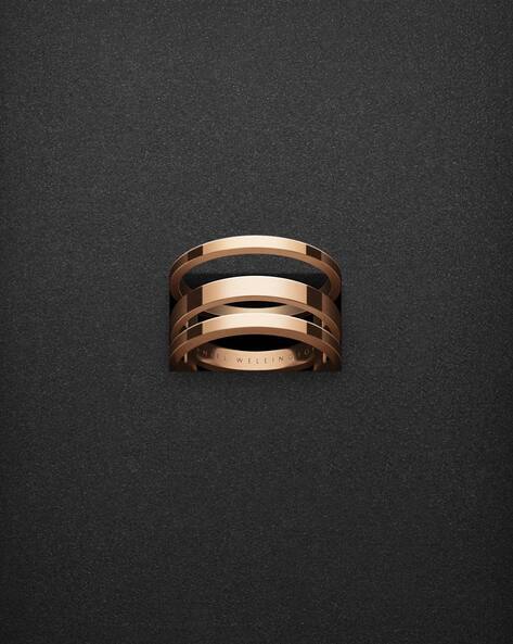 Daniel Wellington Women Stainless Steel Elan Rose Gold Ring Women - DW00400127