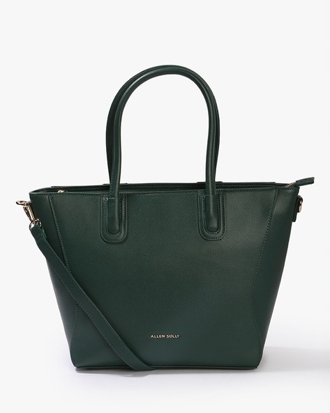 ALLEN SOLLY Women Patterned Satchel with Detachable Strap