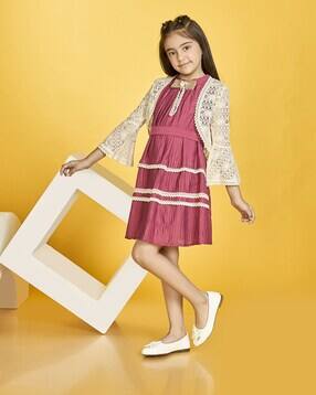 peppermint Girls Embellished Shift Dress-picture-29