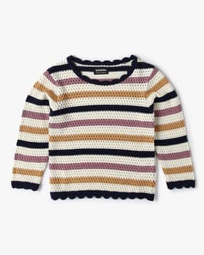 yousta Girls Striped Casual Sweater-picture-49