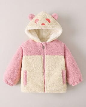 Girls Hooded Bomber Jacket-image-48