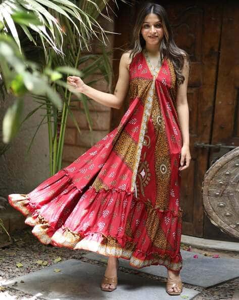 Buy Red Dresses for Women by Exotic India Online