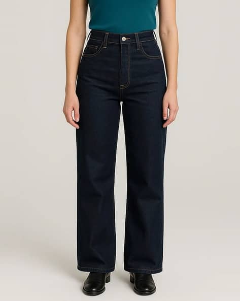 KOTTY Women High Rise Straight Jeans