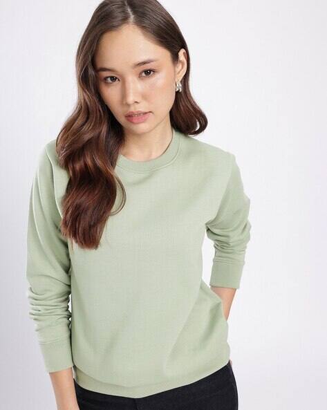 Women Regular Fit Cotton Sweatshirt
