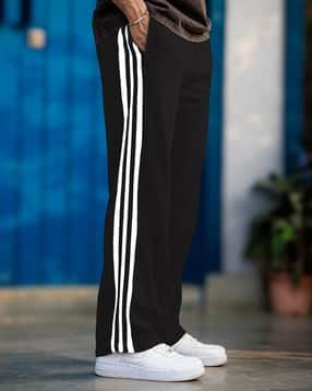 alpha tribe Men Striped Straight Track Pants-picture-30