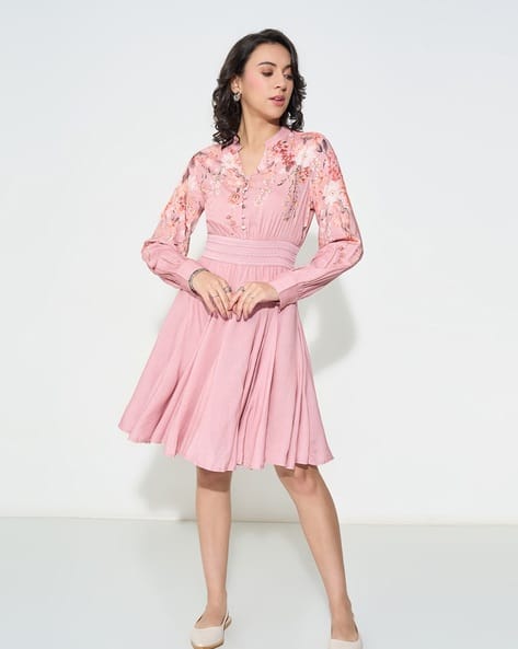 Buy Lavender Dresses for Women by Honey by Pantaloons Online | Ajio.com