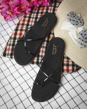 Women Flat Sandals with Synthetic Upper