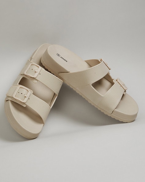 Buy BEIGE Flat Sandals for Women by MAX Online