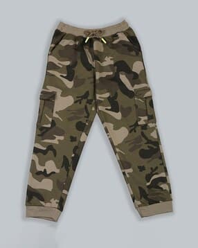 plumtree Boys Camouflage Print Mid-Rise Joggers-picture-10