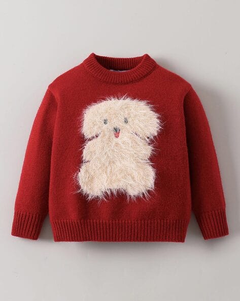 Buy Red Sweaters Cardigans for Girls by HOPSCOTCH Online
