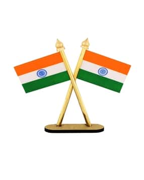 homiva Decorative Gold-Plated Indian Flag -picture-42