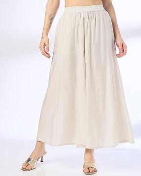 Women Mid-Rise Relaxed Fit Palazzos