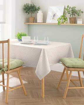casableu Checked 6 Seater Dust-Proof Table Cover-picture-52