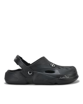 woodland Men Perforated Slingback Clogs-picture-21