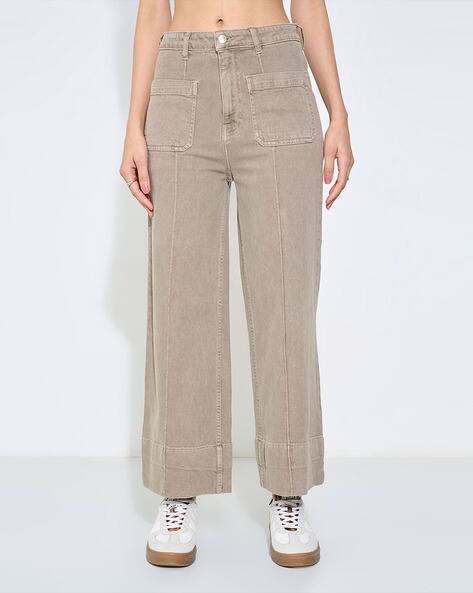 Women Mid Rise Straight Jeans