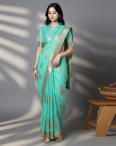 Saree mall Floral Design Traditional Silk Saree
