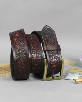 celtic Men Classic Belt with Buckle Closure-picture-33