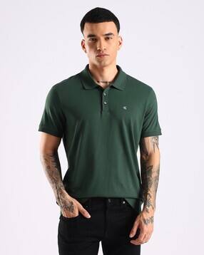 calvin klein jeans Men Monogram Regular Fit Polo T-Shirt-picture-13