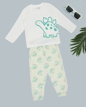 Cotton T-shirt and Pant Set-image-3