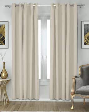 Set of 1 Room Darkening Blackout Door Curtain-image-4