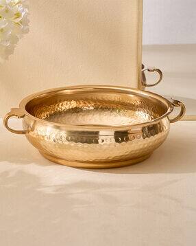 Suvarna Aluminium Hammered Potpourri Bowl-image-10