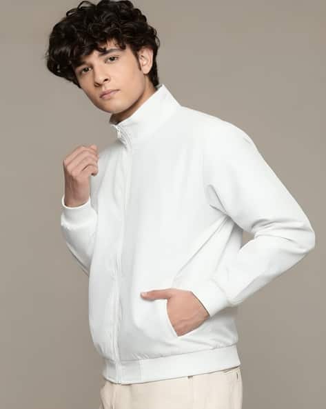 Men Regular Fit Bomber Jacket
