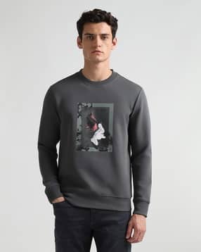 arrow newyork Men Graphic Regular Fit Sweatshirt-picture-10