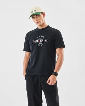 snitch Men Typographic Print Crew-Neck T-Shirt-picture-16