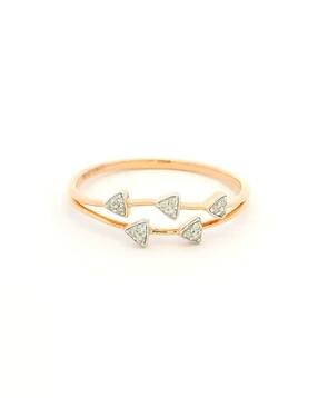 whp jewellers Women Yellow Gold Diamond-Studded Ring-picture-18