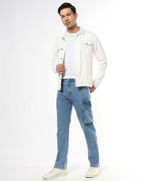 Buda Jeans Co Mid-Rise Straight Cargo Jeans