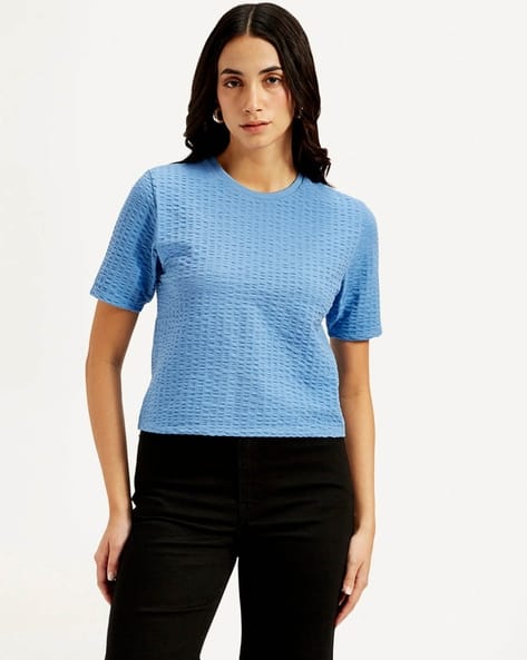 LEVI'S Women Patterned Relaxed Fit Top