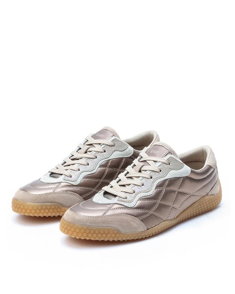 Men Round-Toe Lace-Up Sneakers