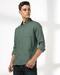 Men Slim Fit Shirt with Patch Pocket