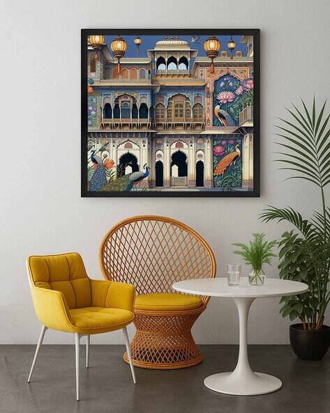 999store Traditional Indian Palace Canvas Wall Art