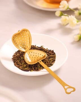 naturally yours Heart Shaped Golden Tea Infuser-picture-16