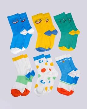 Boys Pack of 6 Calf-Length Socks-image-11