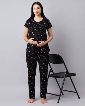 dzzo Women Printed Top & Pyjamas Set-picture-18