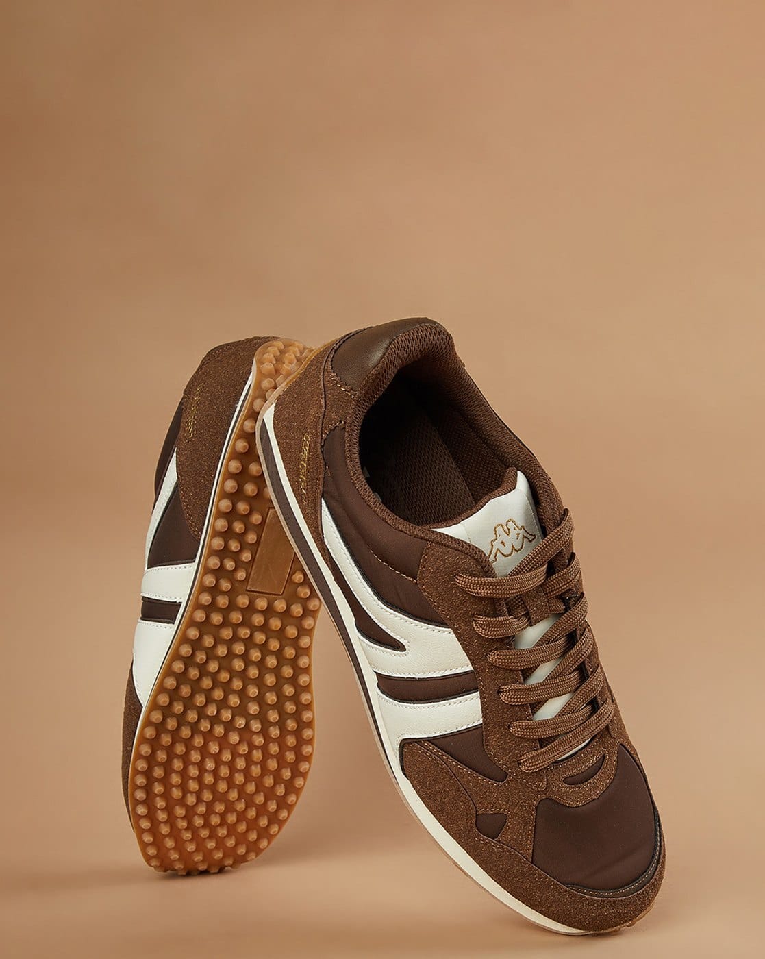 Buy KAPPA Men Round-Toe Lace-Up Shoes Online | Ajio.com