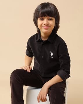 u.s. polo assn. Boys Regular Fit Spread-Collar Shirt-picture-45