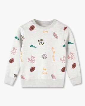 kb team spirit Boys Printed Round-Neck Sweatshirt-picture-14