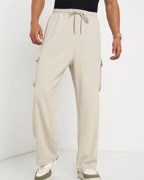 ajile by pantaloons Men Mid Rise Straight Track Pants-picture-25