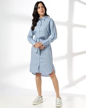 dnmx Women Stripes Relaxed Fit Long Tunic-picture-48