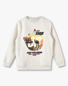 lee cooper Boys Graphic Print Regular Fit Sweatshirt-picture-31