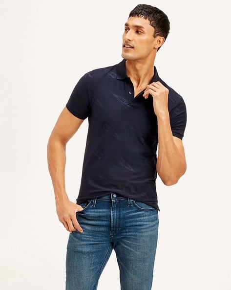LEVI'S Men Logo Slim Fit Polo T-Shirt