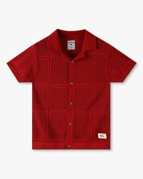 lee cooper Boys Checked Relaxed Fit Cotton Shirt-picture-26