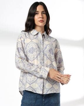 Women Floral Print Relaxed Fit Shirt